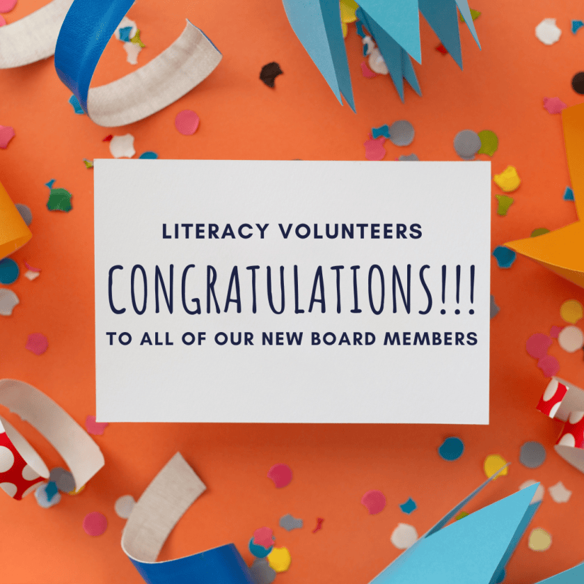 Congratulations to Our Board Members!!! – Literacy Volunteers-HBPL